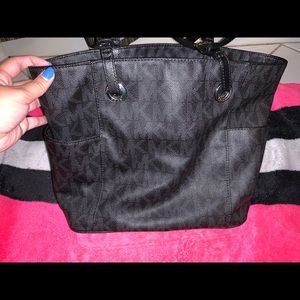 Michael kors logo printed canvas